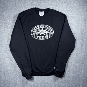 Champion Luckenbach Texas Crewneck Sweatshirt Black Everybody’s Somebody Men’s L